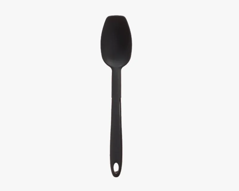 Røre- og serveringsske i silikone, antracitgrå, 20 cm (Kochblume)